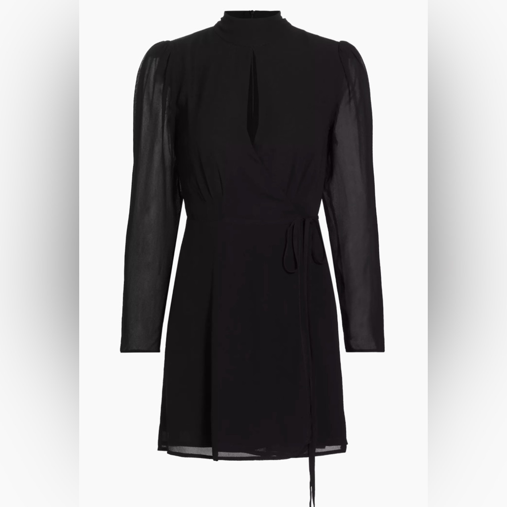 Reformation Beautiful Black Dress Great Condition Only Worn A Few Times